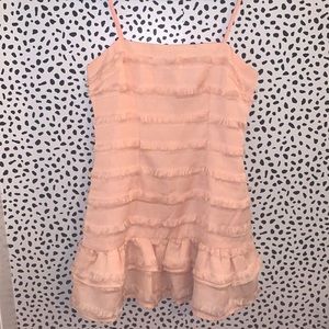 Princess Polly Fringed Molina Pink Mini Dress